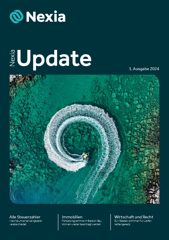 PDF zur Mandanteninfo: Nexia Update Version 01 | 2024