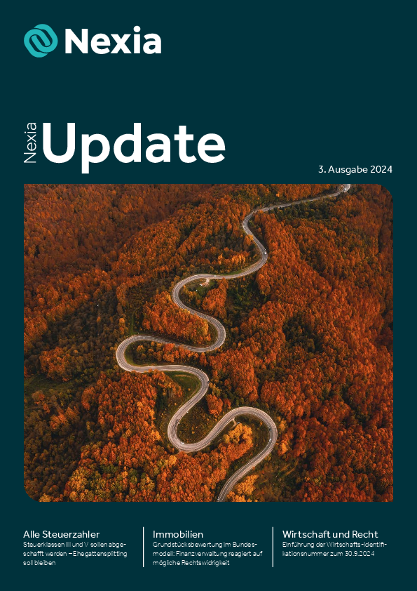 PDF zur Mandanteninfo: Nexia Update Version 03 | 2024