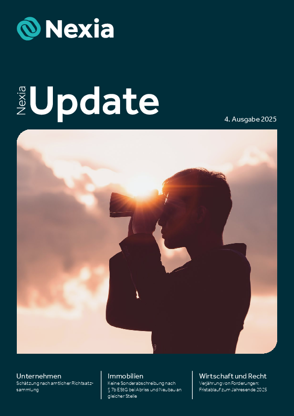 PDF zur Mandanteninfo: Nexia Update Version 4/2025