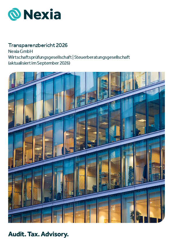 PDF zum Thema: Transparenzbericht 2026 (aktualisiert im September 2026)