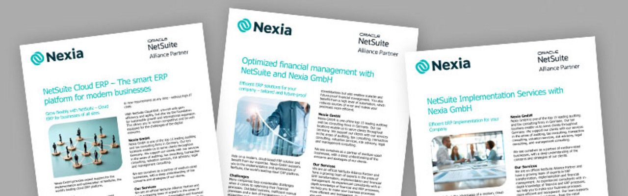 NetSuite Publications NetSuite Publications