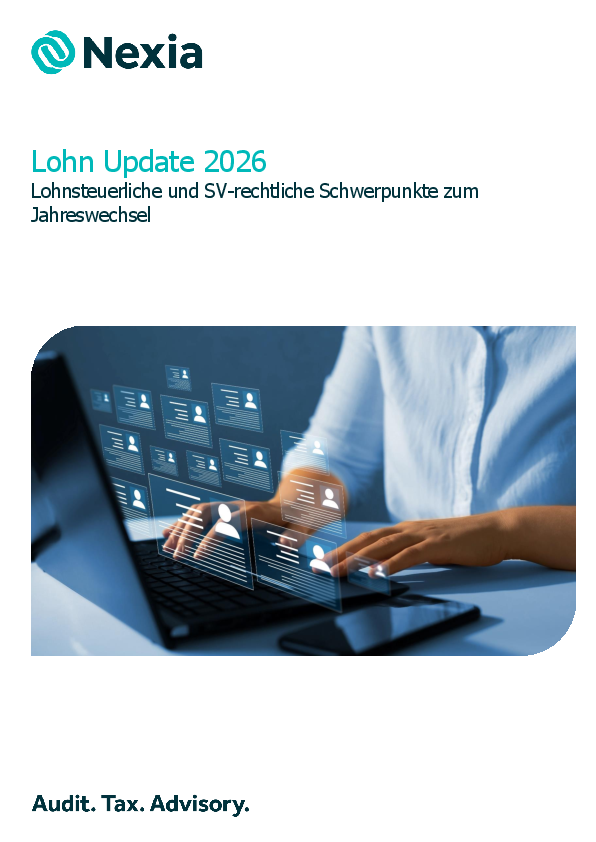 Lohn Update 2026 PDF zur Mandanteninfo: Lohn Update 2026