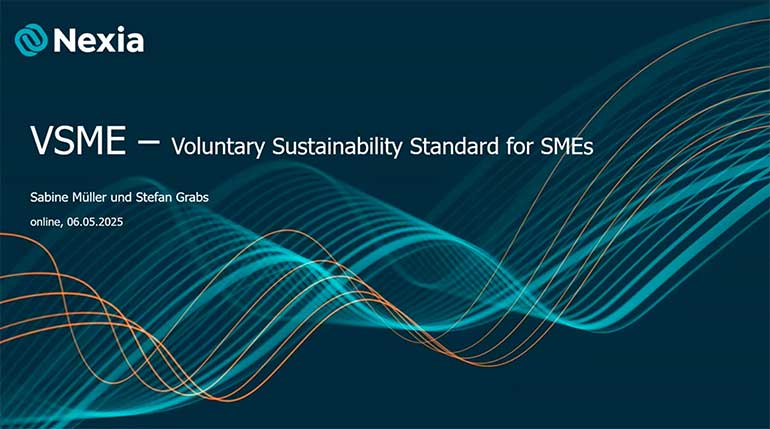 Webinar: VSME - die freiwillige Berichtserstattung