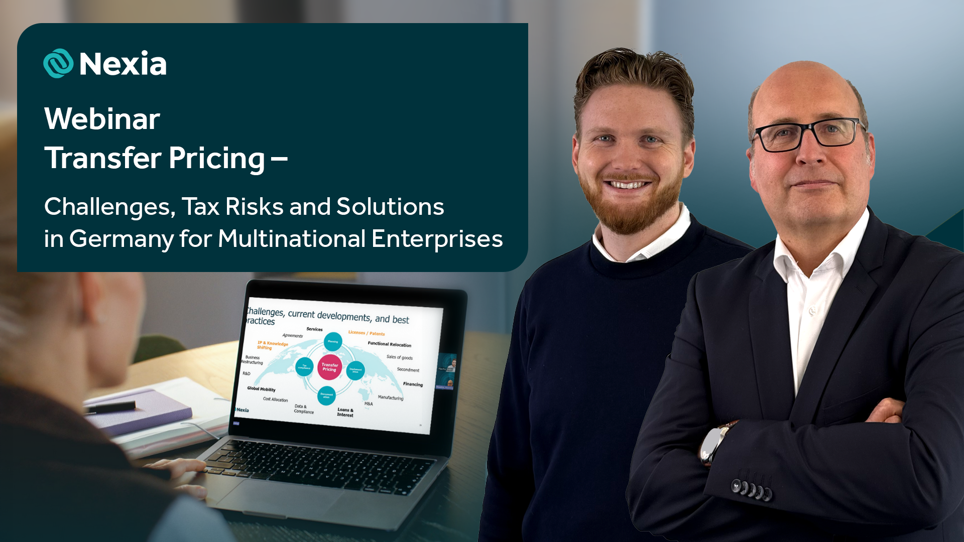 Screenshot aus dem Video zum Webinar: Transfer Pricing – Challenges, Tax Risks and Solutions in Germany for Multinational Enterprises